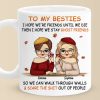 You're The Apple Of My Eye - Besties Personalized Custom Mug - Autumn Fall Gift For Best Friends, BFF, Sisters