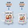 You're The Reason I Don't Punch People At Work - Coworker Personalized Custom Mug - Gift For Coworkers, Work Friends, Colleagues You're The Reason I Don't Punch People At Work - Coworker Personalized Custom Mug - Gift For Coworkers, Work Friends, Colleagues