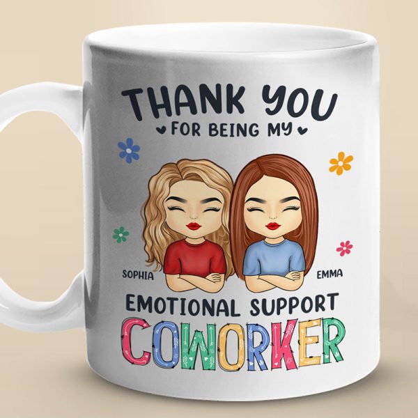 You're The Reason I Don't Punch People At Work - Coworker Personalized Custom Mug - Gift For Coworkers, Work Friends, Colleagues You're The Reason I Don't Punch People At Work - Coworker Personalized Custom Mug - Gift For Coworkers, Work Friends, Colleagues