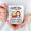 You're The Reason I Don't Punch People At Work - Coworker Personalized Custom Mug - Gift For Coworkers, Work Friends, Colleagues You're The Reason I Don't Punch People At Work - Coworker Personalized Custom Mug - Gift For Coworkers, Work Friends, Colleagues