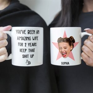 You've Been An Amazing Wife Funny Anniversary Gift - Personalized Photo Mug